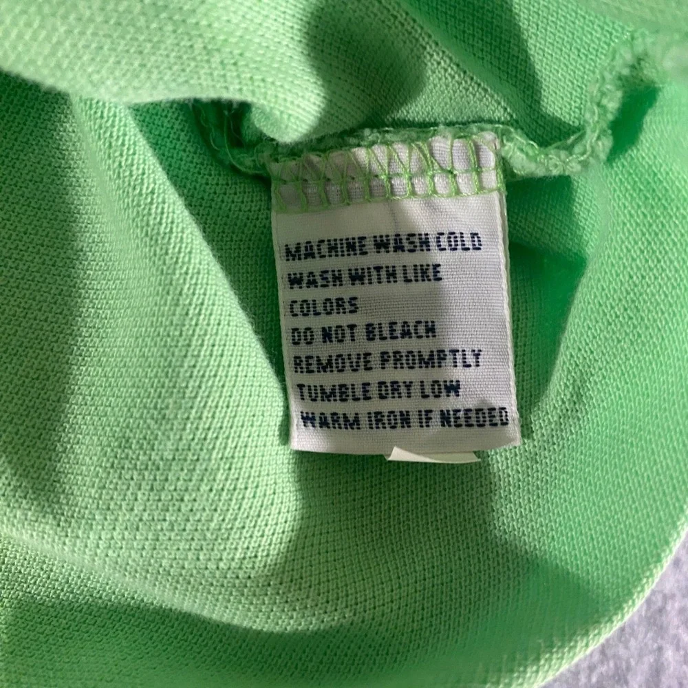 Polo Ralph Lauren Mens 5XB Big Lime Green Featherweight Mesh Polo Shirt  Pony
